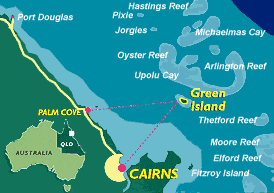 Map provided by Big-Cat Cruises