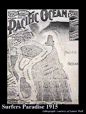 gold coast queensland map. [Map of Surfers 1915]